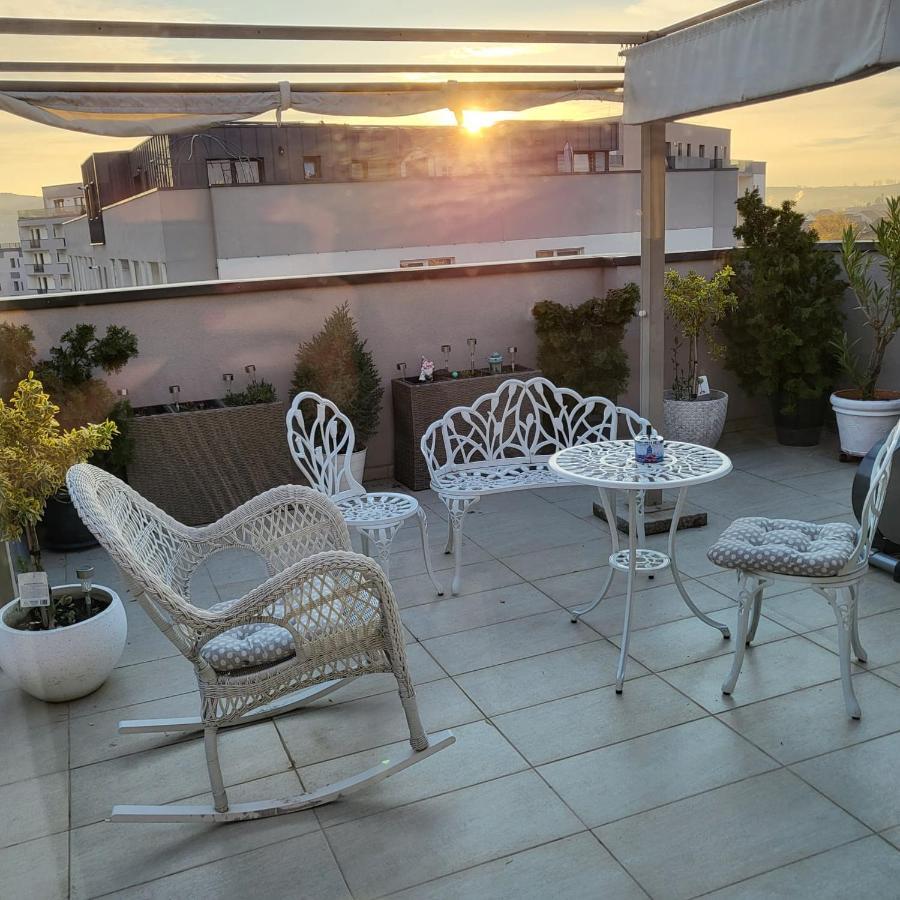Sibiu Bach Penthouse Lägenhet Exteriör bild